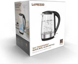 Lepresso 360 Transparent Quick Boil Glass Kettle 1.7L