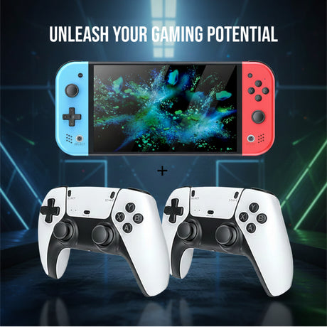 M20 Pro 7-Inch HD IPS Handheld Retro Video Game Console, Quad-Core, by SJGAM
