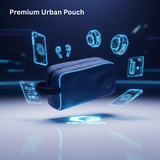 Urban Pouch Multi-Pocket Organizer Bag and Water-Resistant Travel and Tech Storage Case by WiWU