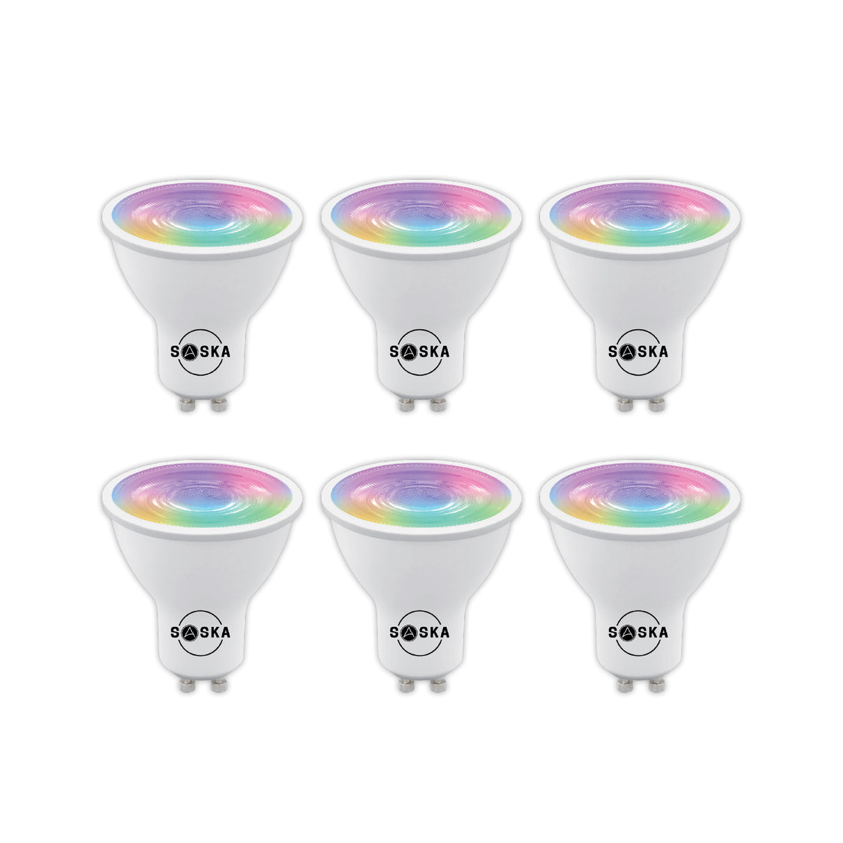 Saska smart spotlight GU10 IYA pack of 6