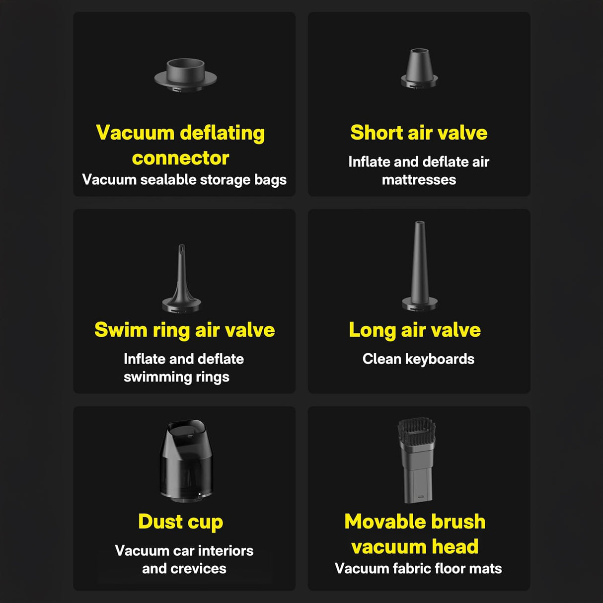 كبسولة الهواء المضغوط - منفضة هواء صغيرة للأجهزة الإلكترونية ولوحات المفاتيح والكاميرات والاستخدام المنزلي من HOTO.