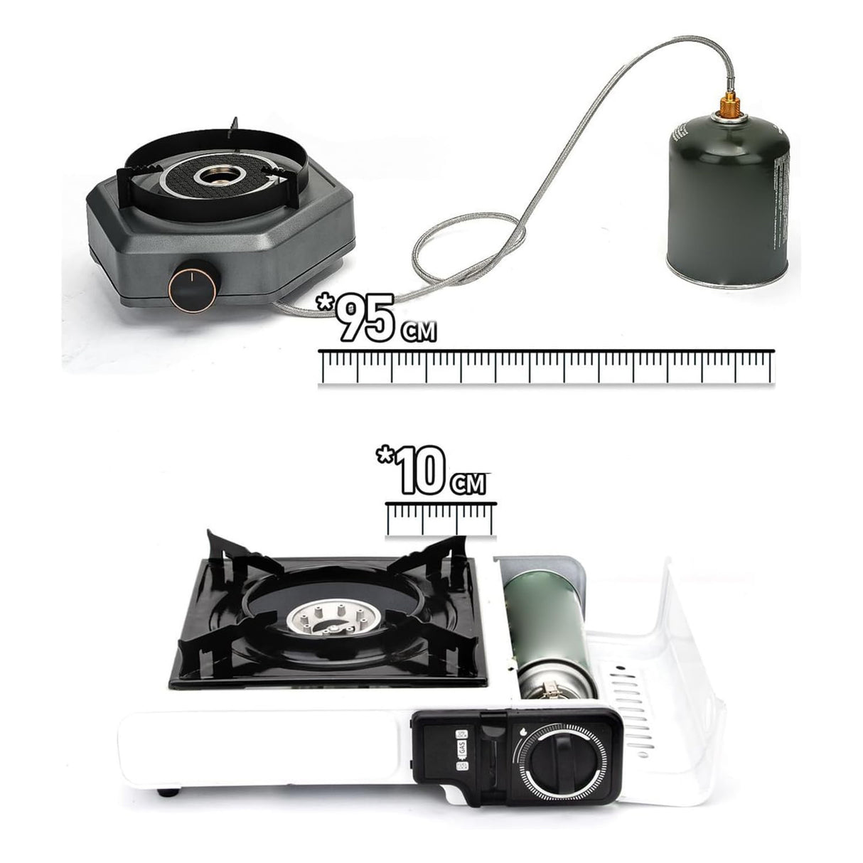 Powerful 7.8KW Gas Stove – Portable Gas Cooker for Outdoor Cooking, Hiking & Picnics by Taku Murano