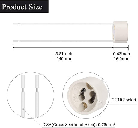 GU10 Base Connector