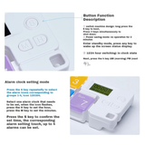 علبة تنظيم الأدوية الأسبوعية 7 أيام قابلة للحمل – مقسمات آمنة مع تسميات وقت الجرعات