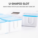 علبة تنظيم الأدوية الأسبوعية 7 أيام قابلة للحمل – مقسمات آمنة مع تسميات وقت الجرعات