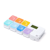 7-Day Portable Pill Box Organizer – Weekly Medication Reminder with Time Labels & Secure Compartments | Pill Box Organizer | saska| saska.ae