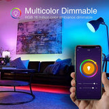 Smart Wi-Fi LED Bulb E27 – Voice Control, 16M Colors, Apps & Alexa Compatible