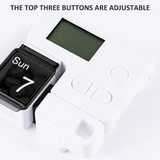 علبة تنظيم الأدوية الأسبوعية 7 أيام قابلة للحمل – مقسمات آمنة مع تسميات وقت الجرعات