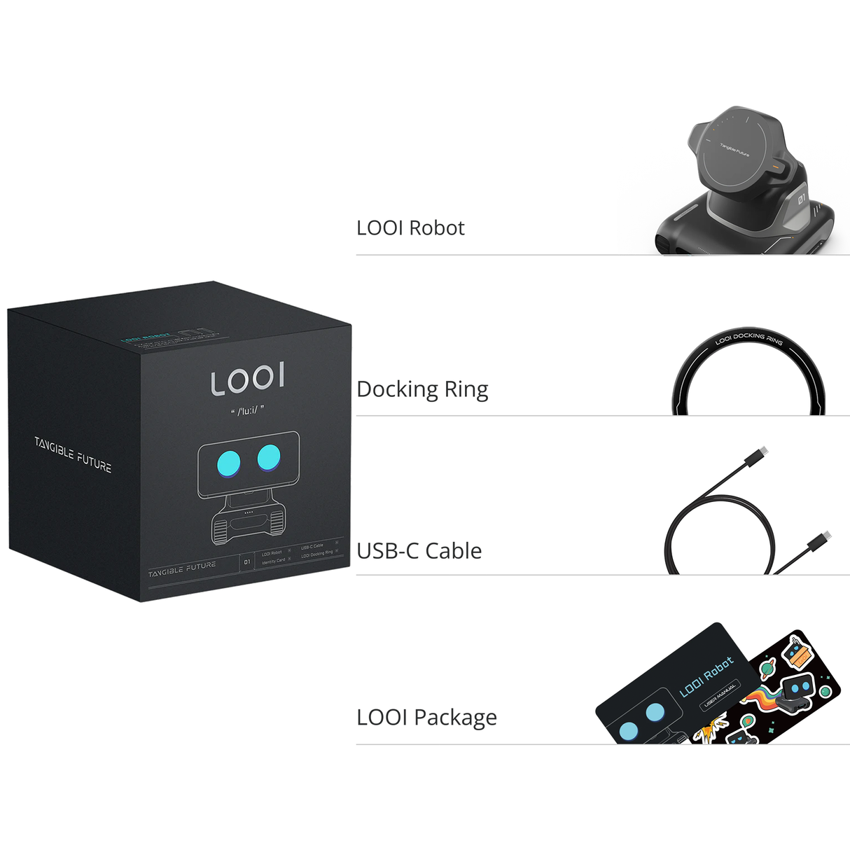 LOOI AI Desktop Companion Robot by TangibleFuture