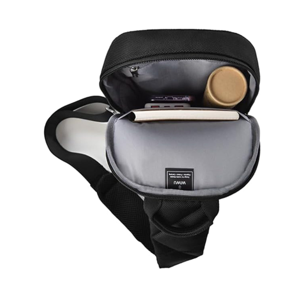 Sling Chest Bag – Waterproof and Adjustable Shoulder Bag for Travel and Daily Use by WiWU