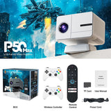3D Game & Smart Android Projector, WiFi, Big Screen Up to 150 Inch, 2 Gamepads