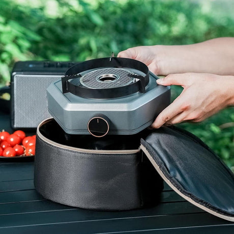 Powerful 7.8KW Gas Stove – Portable Gas Cooker for Outdoor Cooking, Hiking & Picnics by Taku Murano | Portable Gas Stove | SASKA Trading