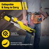 مصباح عمل LED قابل لإعادة الشحن - 8000 لومن، لاسلكي، قابل للتعتيم، محمول.