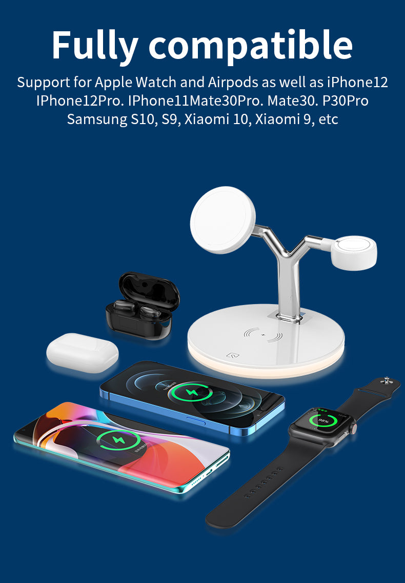 Wireless charger with night lamp - SASKA