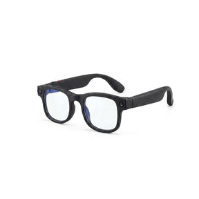 AI Smart Glasses with HD Camera 720P Video Recording Open-Ear Bluetooth Audio AI Image Recognition and Interchangeable Lenses-saska-saska.ae