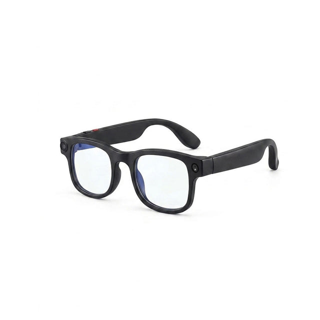 AI Smart Glasses with HD Camera 720P Video Recording Open-Ear Bluetooth Audio AI Image Recognition and Interchangeable Lenses-saska-saska.ae