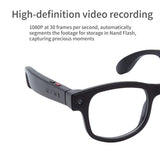 AI Smart Glasses with HD Camera 720P Video Recording Open-Ear Bluetooth Audio AI Image Recognition and Interchangeable Lenses