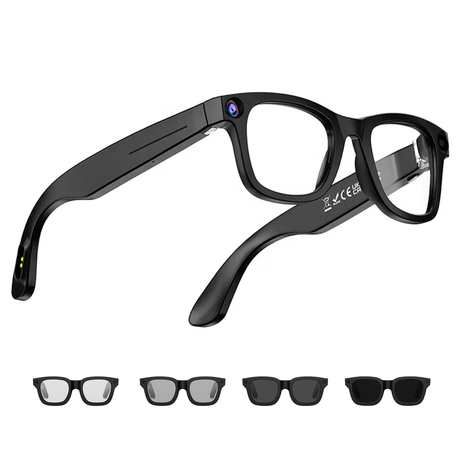 AI Smart Glasses with 8MP Sony Camera G300C, - saska uae, saska.ae