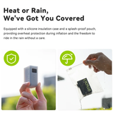 AS2 Ultra Portable 120PSI Bike Pump | Fast, Lightweight Rechargeable Air Inflator for Bikes by CYCPLUS