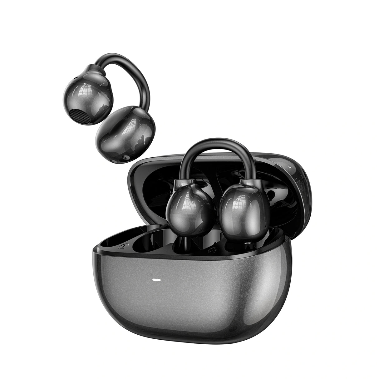 Open-Ear Wireless Earbuds with Triple Balanced HD sound for Clear Call and Rich Music Ai OWS Ai301 by WiWU | saska | saska.ae
