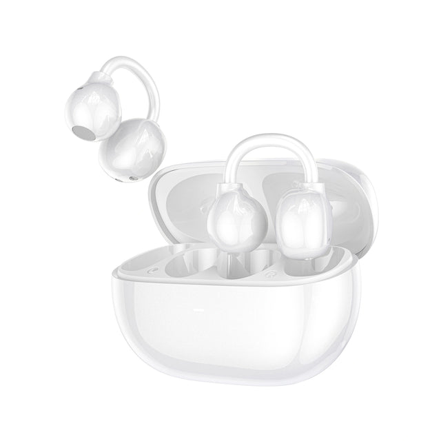 Open-Ear Wireless Earbuds with Triple Balanced HD sound for Clear Call and Rich Music Ai OWS Ai301 by WiWU | saska | saska.ae