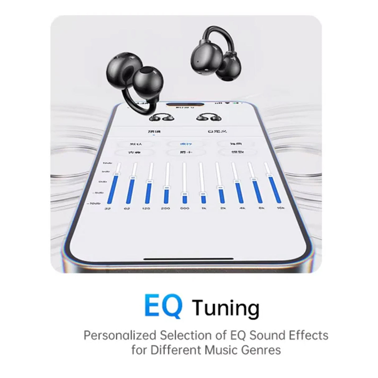 سماعات أذن لاسلكية مفتوحة أذن Open-Ear بصوت HD متوازن ثلاثي لمكالمات واضحة وموسيقى غنية Ai OWS Ai301 من WiWU