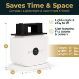 Automatic Hot Air Clothes Dryer and Iron, Hands-Free Wrinkle Remover