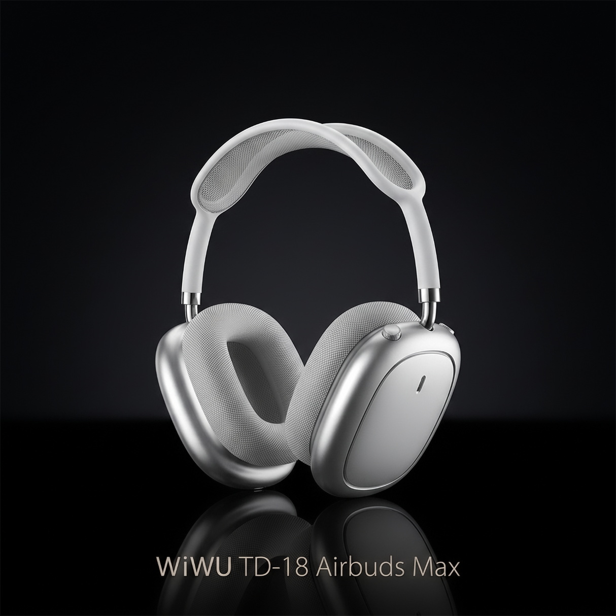 Airbuds Max سماعات رأس مريحة لاسلكية بتقنية بلوتوث مع إلغاء الضوضاء من WiWU