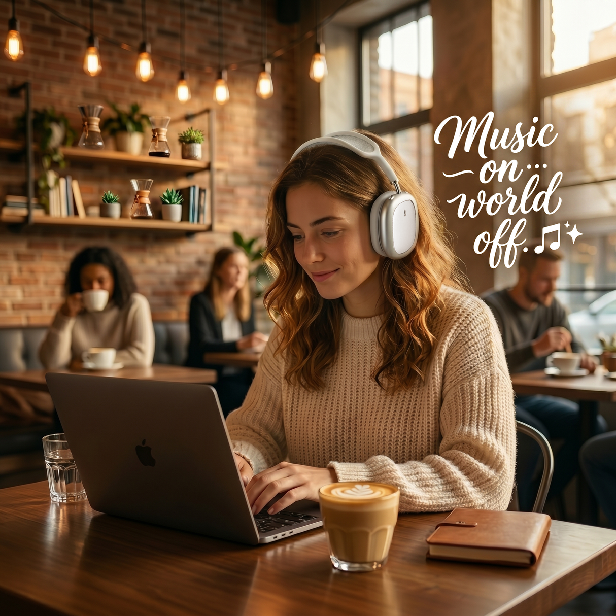 Airbuds Max سماعات رأس مريحة لاسلكية بتقنية بلوتوث مع إلغاء الضوضاء من WiWU