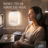 Airbuds Max سماعات رأس مريحة لاسلكية بتقنية بلوتوث مع إلغاء الضوضاء من WiWU