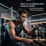 Airbuds Max سماعات رأس مريحة لاسلكية بتقنية بلوتوث مع إلغاء الضوضاء من WiWU