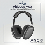 Airbuds Max سماعات رأس مريحة لاسلكية بتقنية بلوتوث مع إلغاء الضوضاء من WiWU
