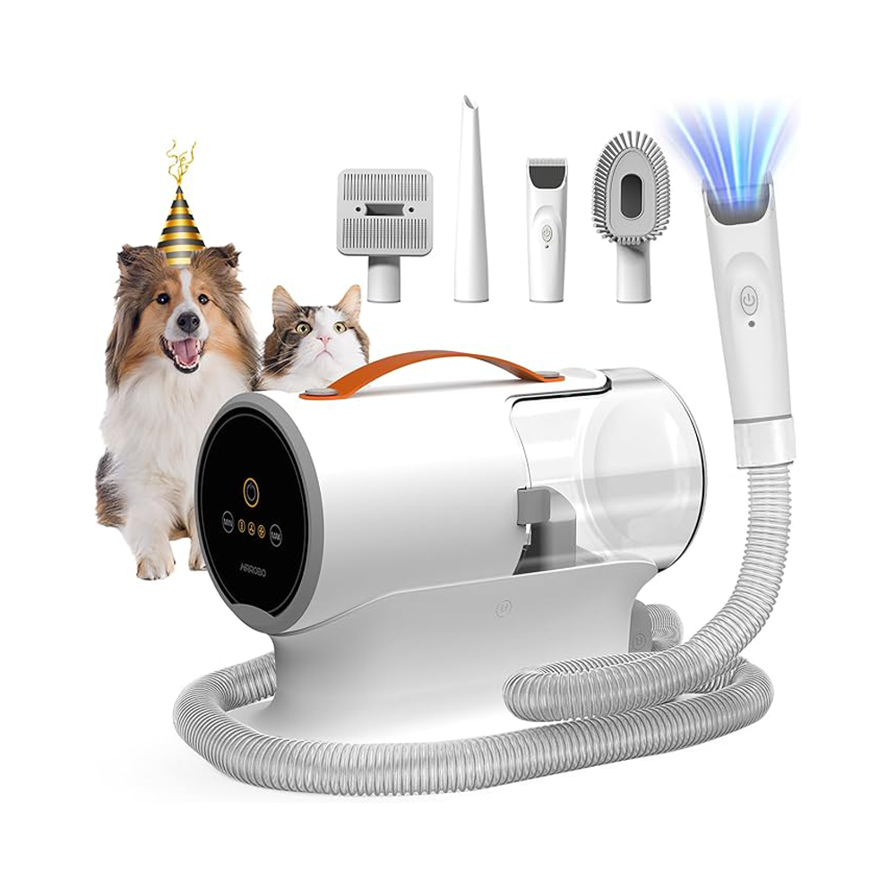 AIRROBO PG100 Pet Grooming Vacuum kit 12000Pa Suction