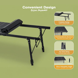 طاولة خارجية قابلة للطي متعددة الاستخدامات مع موقد وشواية مدمجين، من Porodo
