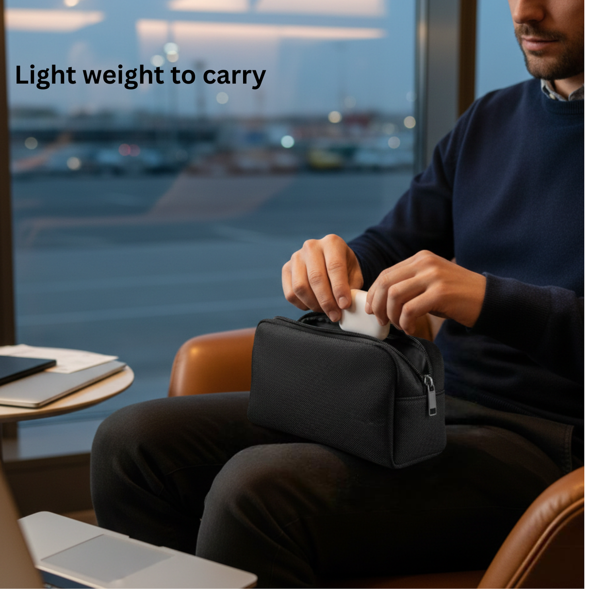 Urban Pouch Multi-Pocket Organizer Bag and Water-Resistant Travel and Tech Storage Case by WiWU