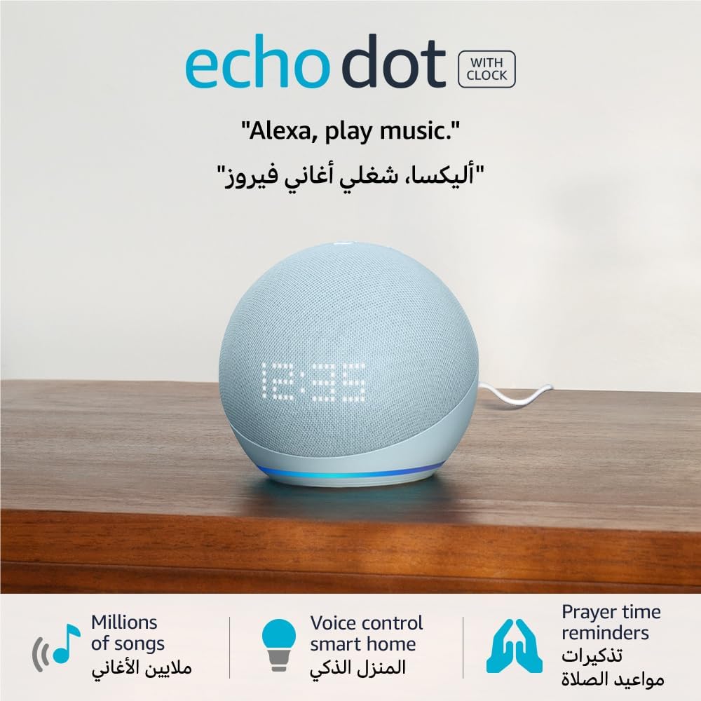 Amazon Echo Dot 5 With Clock