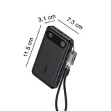 10000MAH Power Bank Fast Charging 22.5W with USB C Lanyard Cable by ANKER