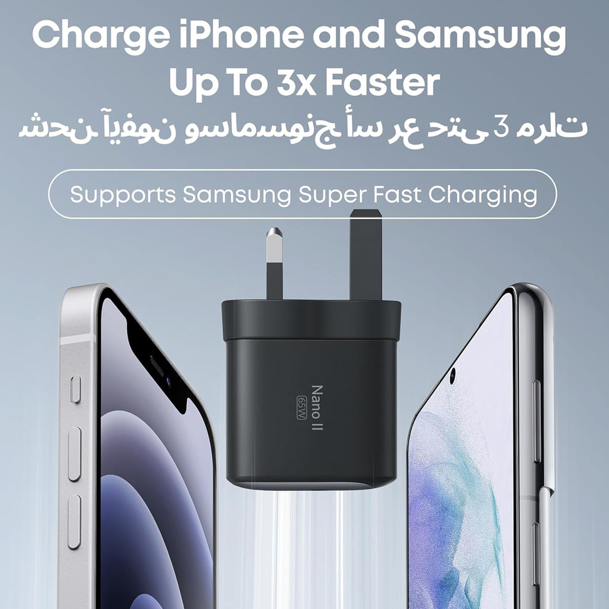 Nano II High Speed 65W USB-C Charger Adapter for Phones, Tablets and Notebooks by ANKER
