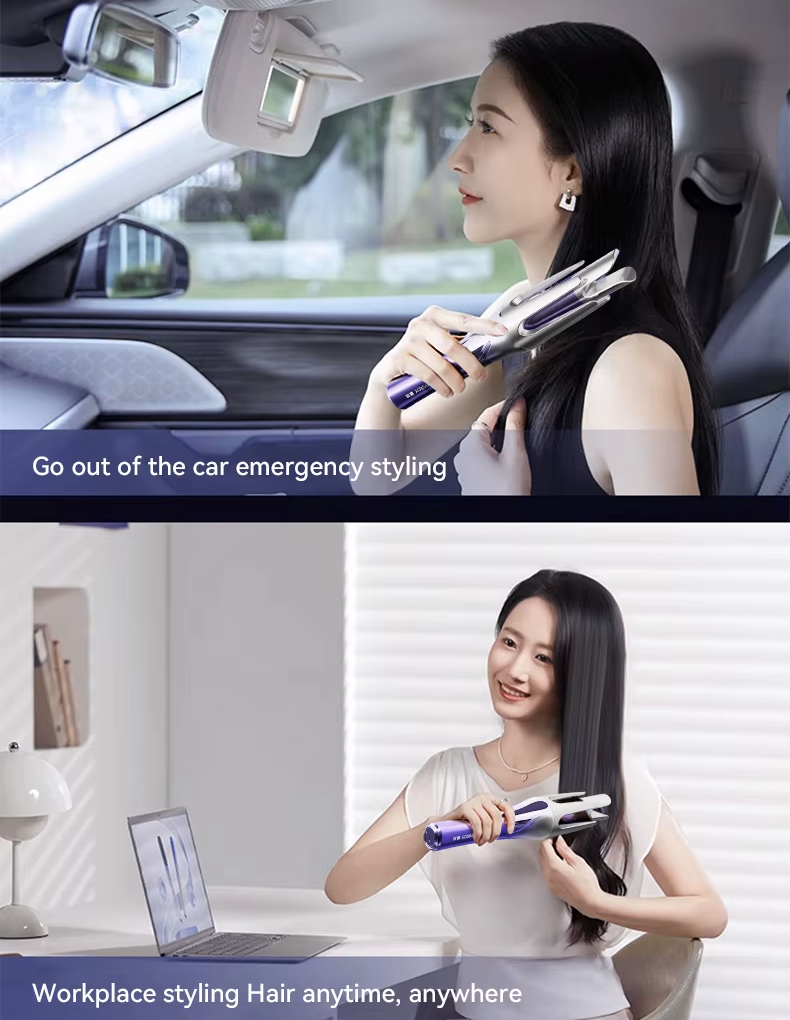 Portable Automatic Hair Curling Iron 32mm  Hair Curlers SASKA Trading