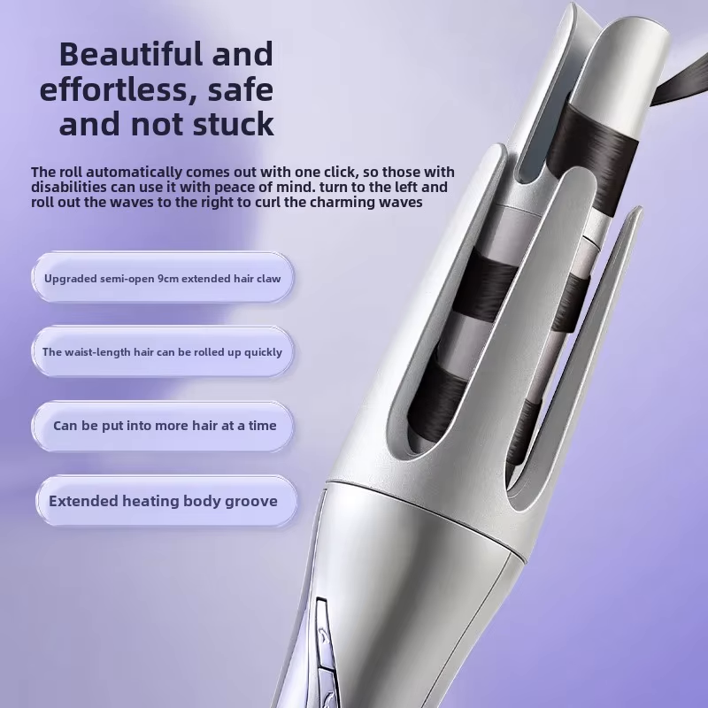 Portable Automatic Hair Curling Iron 32mm  Hair Curlers SASKA Trading
