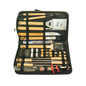 BBQ Stainless Steel Grilling Tools Set 24 in 1 | Outdoor Accessories | SASKA Trading