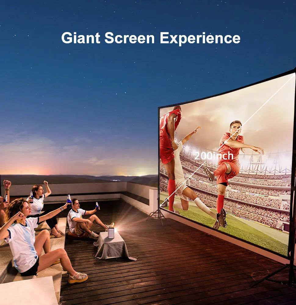 Giant screen experience BYINTEK Projector P70 - SASKA