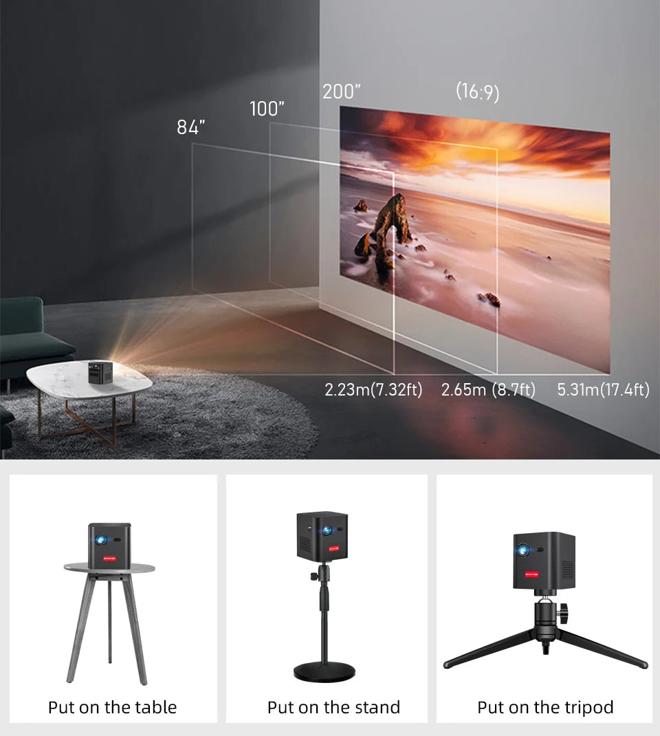 BYINTEK Projector P19 - SASKA