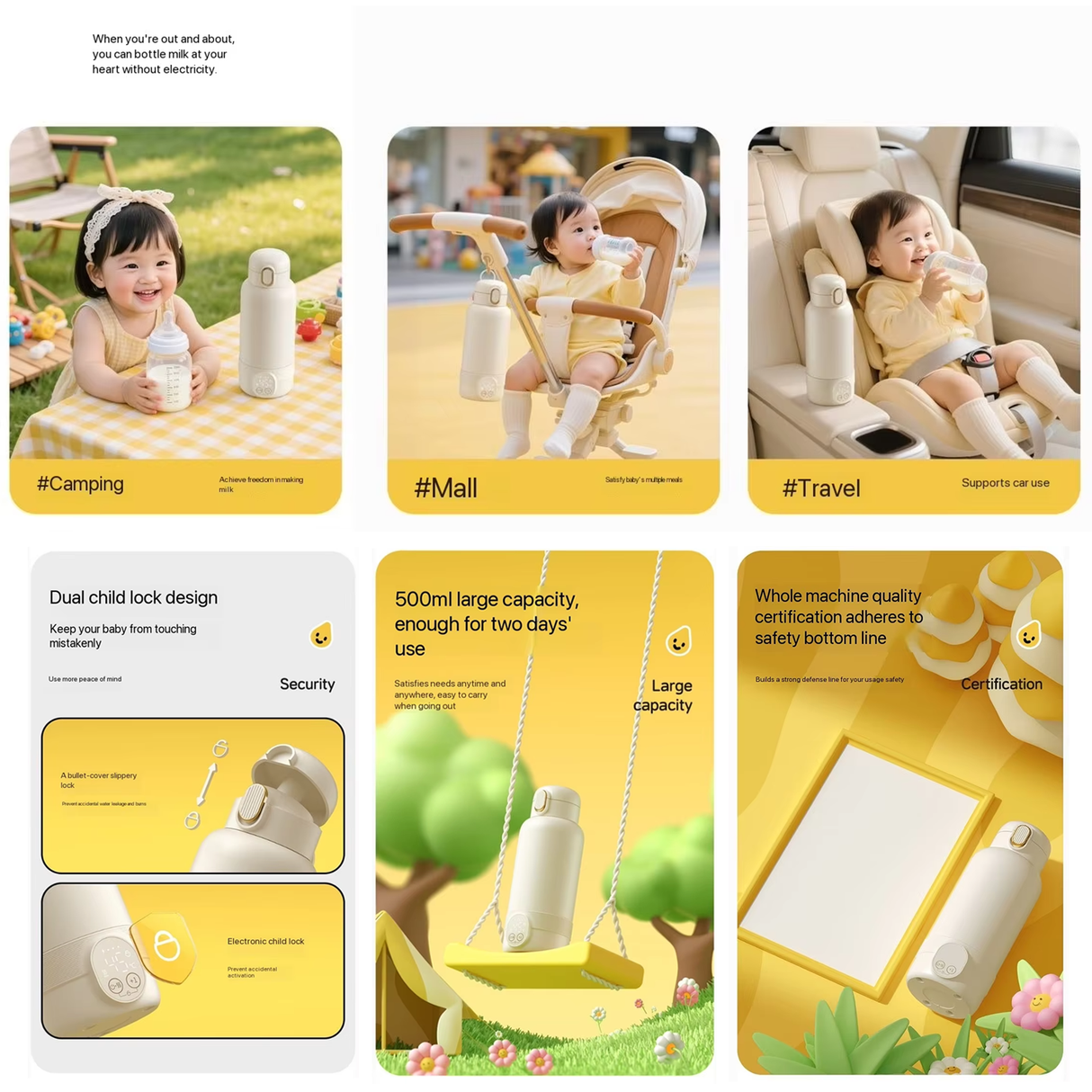 Smart Portable Electric Kettle – Fast Heating, Rechargeable Travel Kettle by VVU&CCO