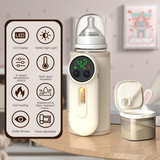Smart Rechargeable Baby Milk Warmer – Fast 2-Min Heating & 24h Constant Temperature by VVU&CCO