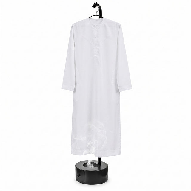 185cm Long Incense Burner Stand, Adjustable Height Bakhoor Burning Clothes Hanger Stand-saska-saska.ae