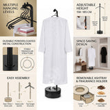185cm Long Incense Burner Stand, Adjustable Height Bakhoor Burning Clothes Hanger Stand