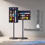 Banf 32″ Portable Smart Monitor – Cordless Bluetooth Display for Work, Gaming & Entertainment by Powerology | Smart Monitor | SASKA Trading