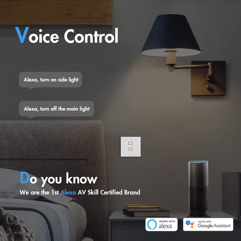 Voice Control BestCon Smart Swich TC2S - SASKA