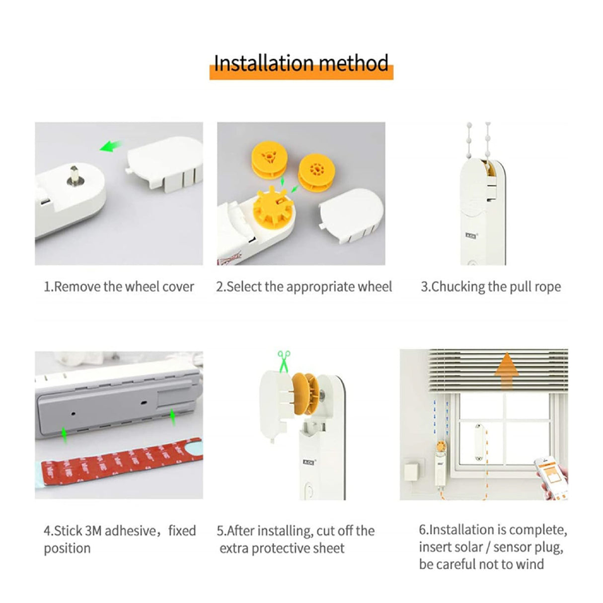 Solar Powered Electric Curtain Motor - SASKA